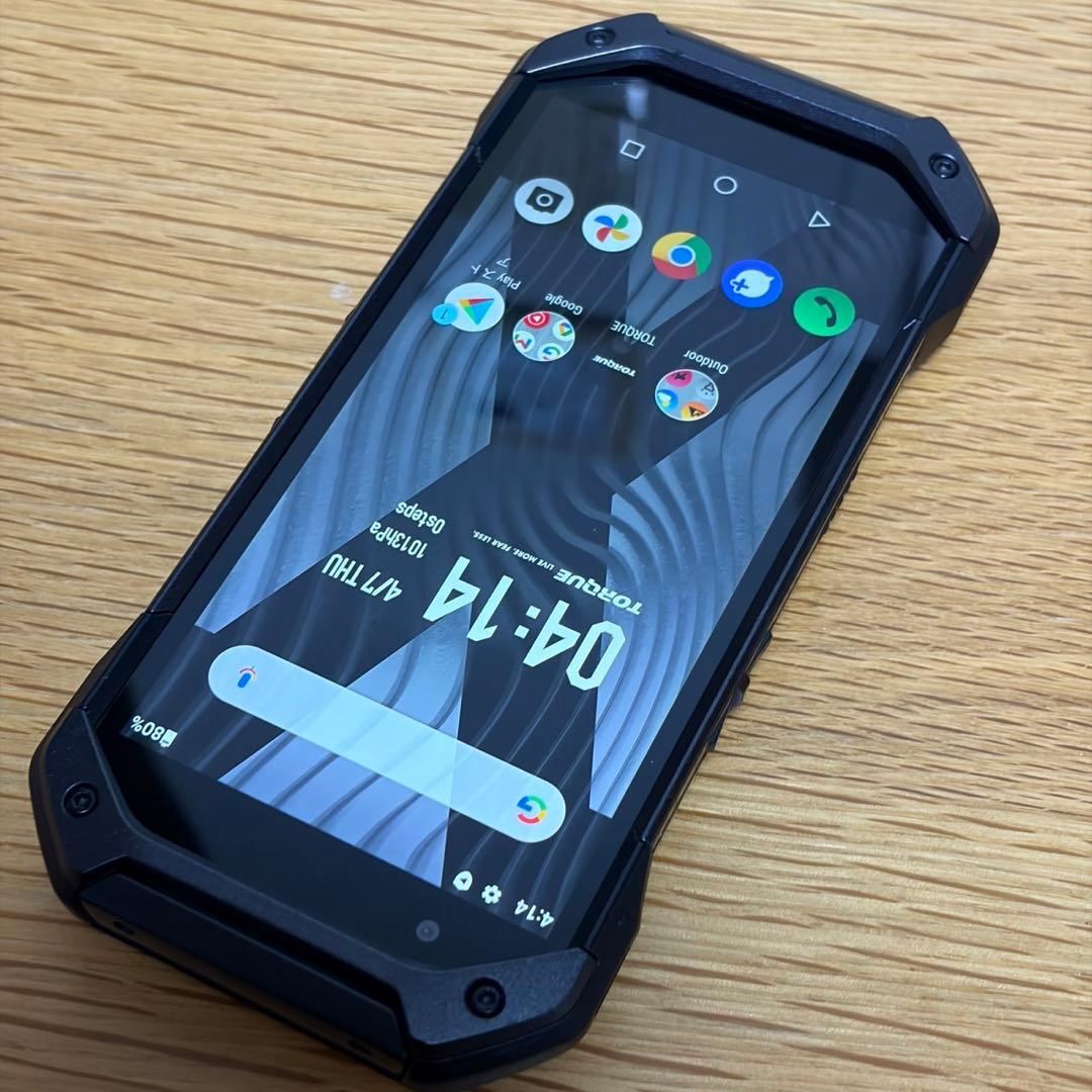 AU TORQUE 5G KYG01ブラック SIMフリー9196