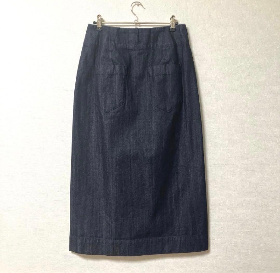 パラスパレス デニム ファスナー スカート