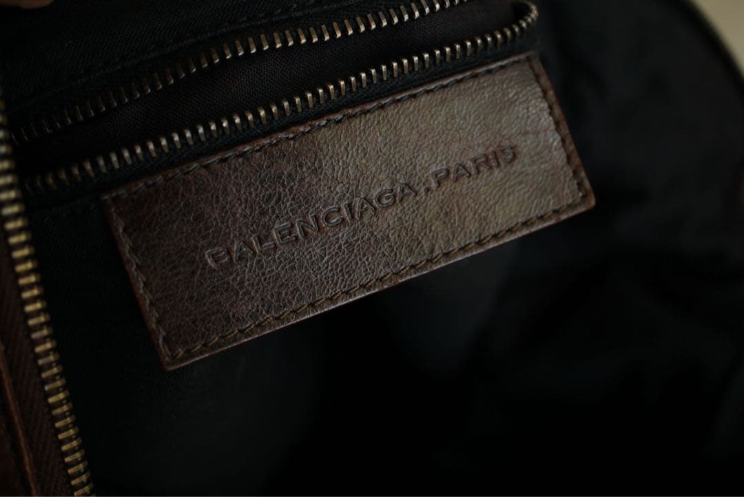 BALENCIAGA THE DAY レザー ショルダーバッグ city