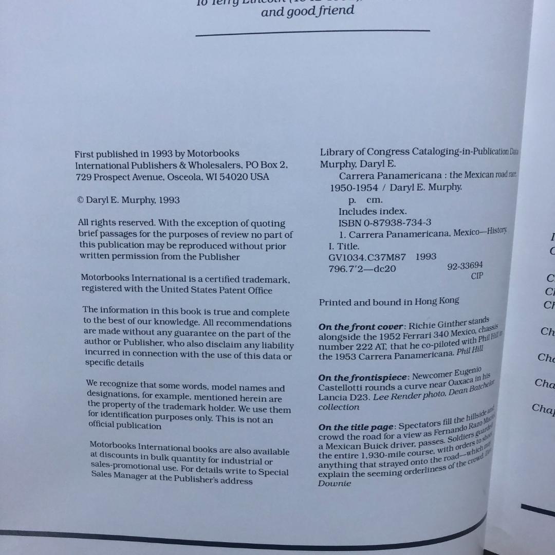 洋書 CARRERA PANAMERICANA