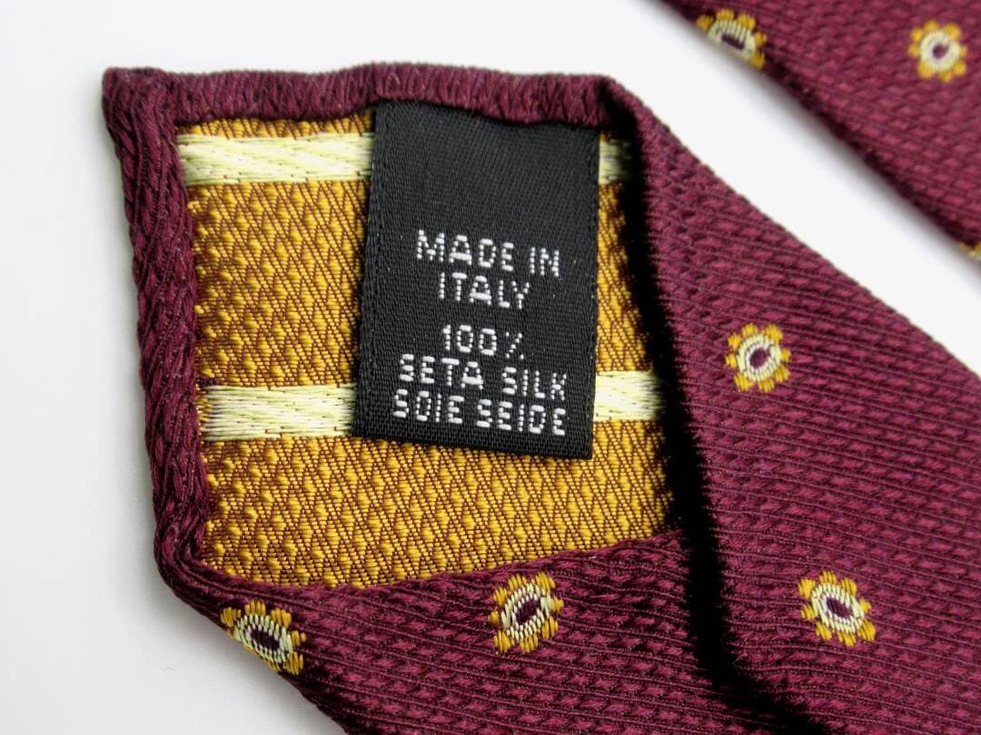 ATTOVANNUCCI アットヴァンヌッチ セッテピエゲ ネクタイ ボルドー