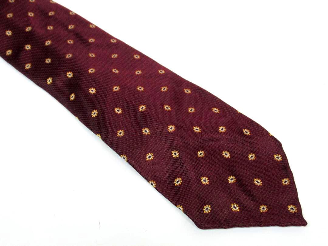 ATTOVANNUCCI アットヴァンヌッチ セッテピエゲ ネクタイ ボルドー