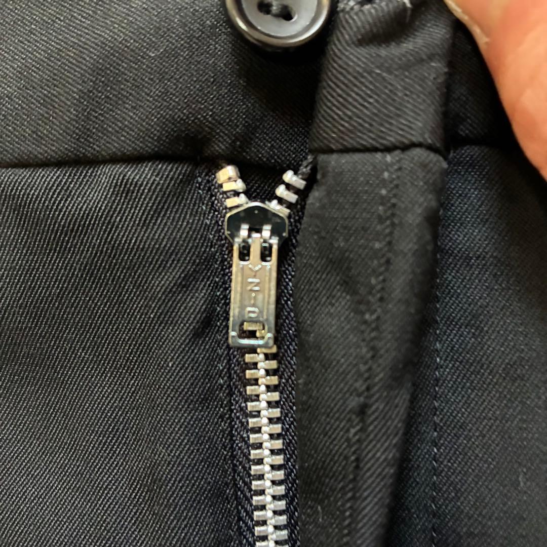 90's コムデギャルソンオム 2タック ウールスラックス 田中オム ブラックS