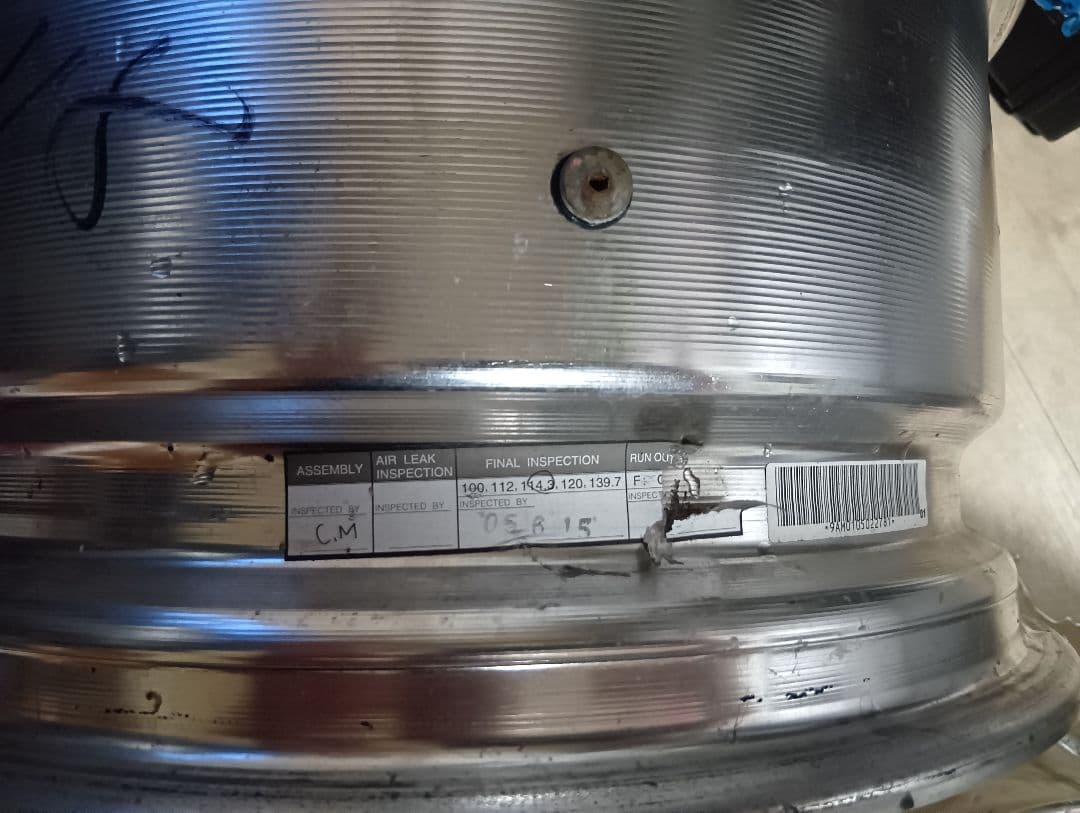 ゆ*う様 18インチ　9,5J 　5-114,3　2本