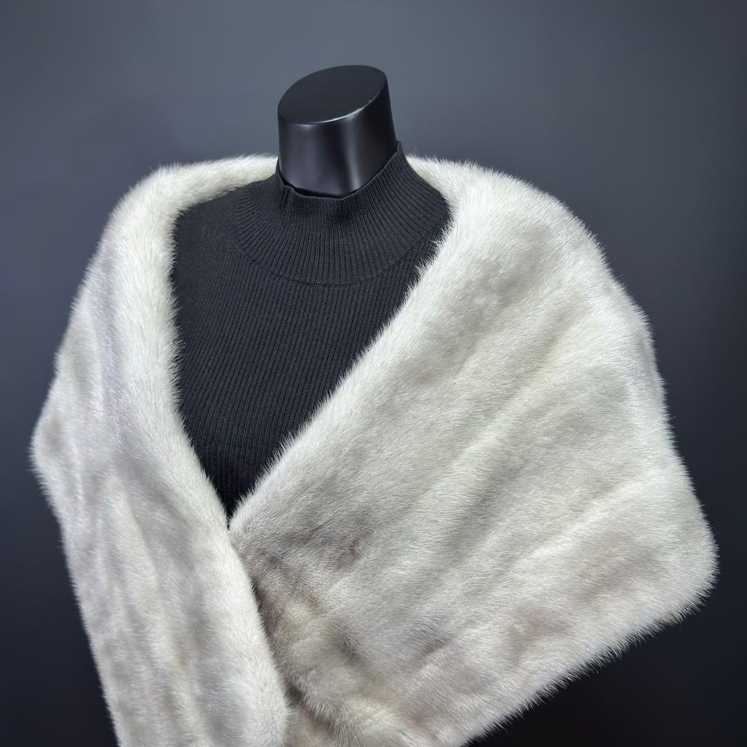 【最高級】SAGA MINK  サガミンク ファーショール サファイア