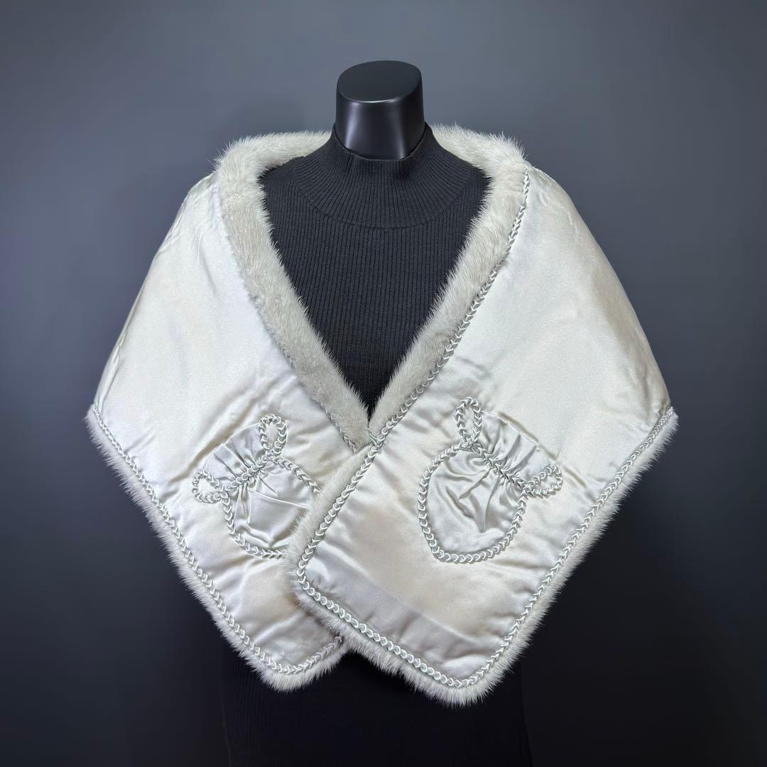 【最高級】SAGA MINK  サガミンク ファーショール サファイア