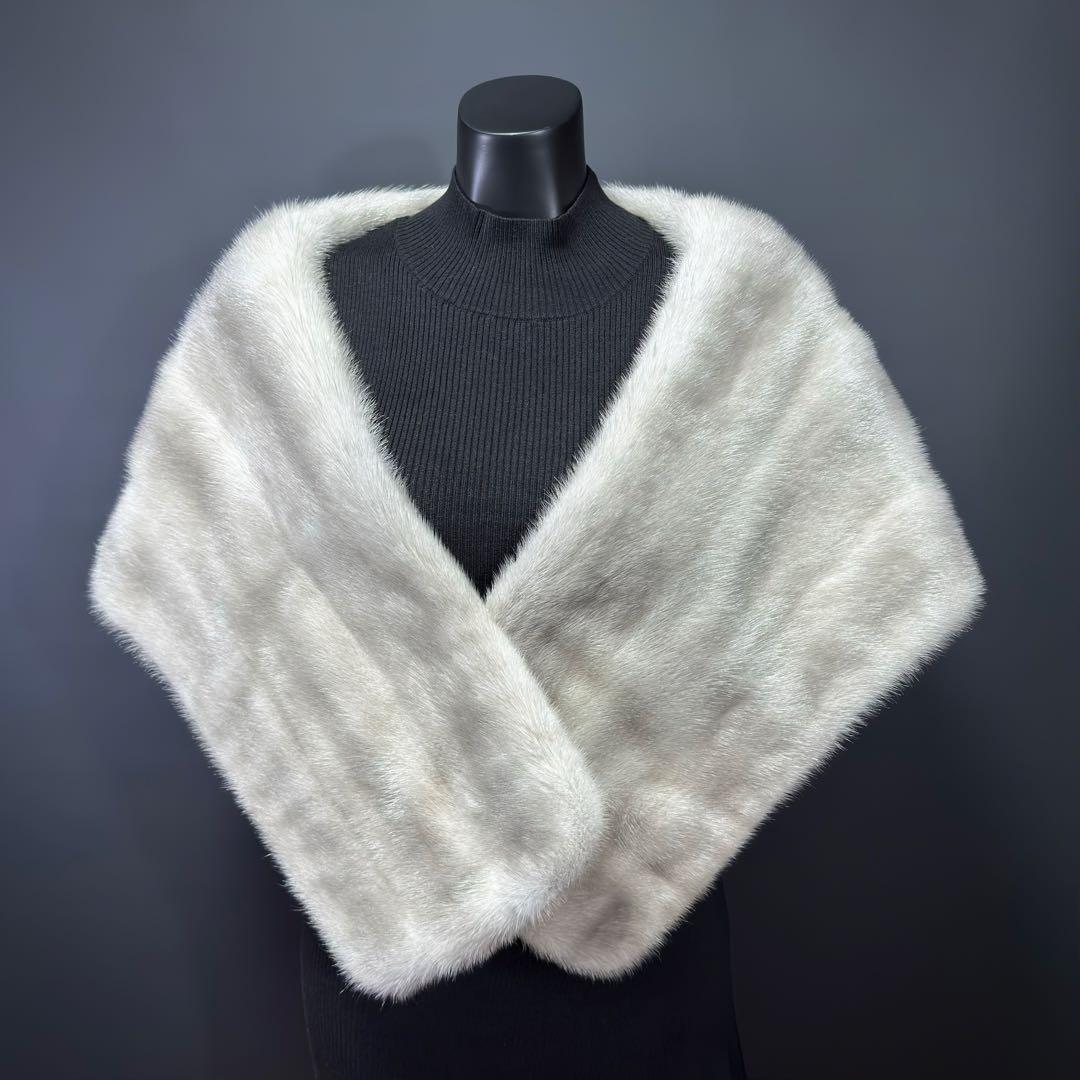 【最高級】SAGA MINK  サガミンク ファーショール サファイア