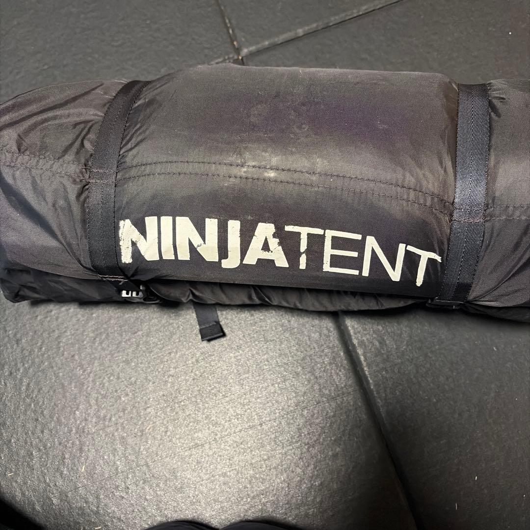 軽量テントフライ グレー ブラック　Ninja tent　ニンジャテント