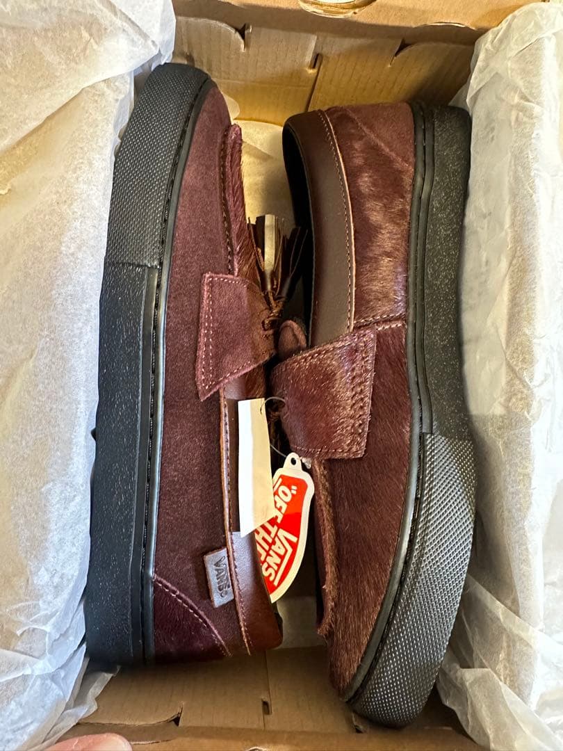 靴 Vans Loafer Year of the Horse brown 23cm