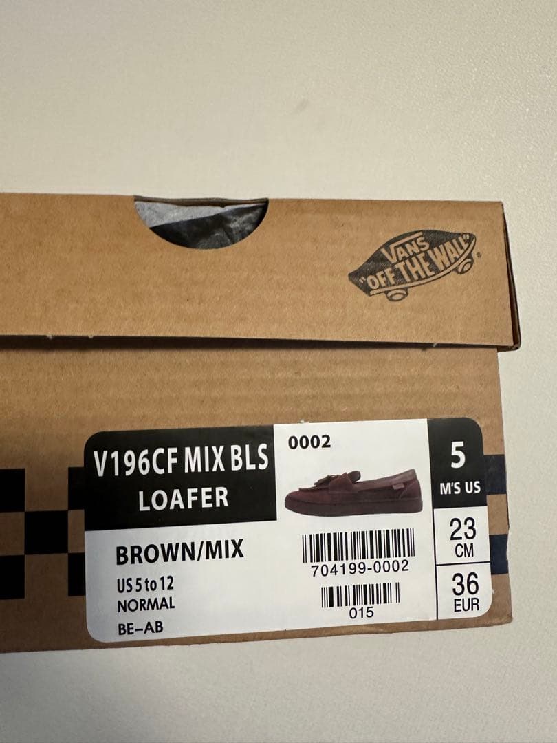 靴 Vans Loafer Year of the Horse brown 23cm