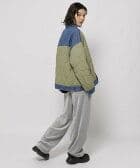 ニコアンド デニムキルトドッキングジャケット