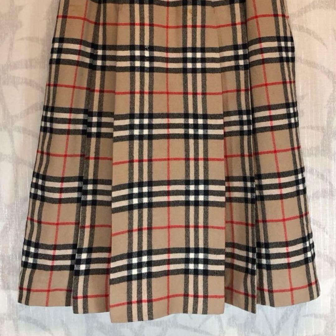 バーバリーズ　BURBERRY 90s ノバチェック柄 プリーツスカート　 R