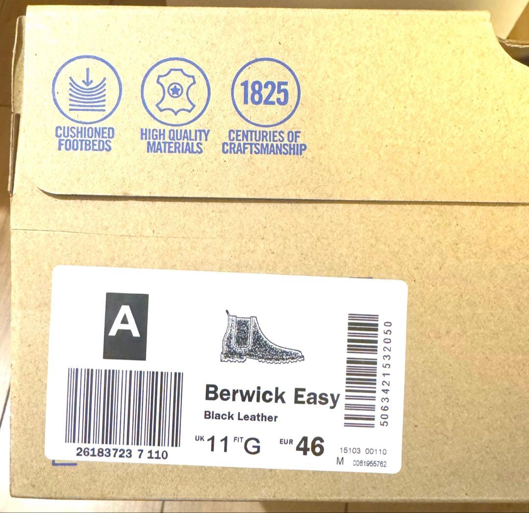 Clarks／Berwick Easy／バーウィックイージー／ブラック／UK11