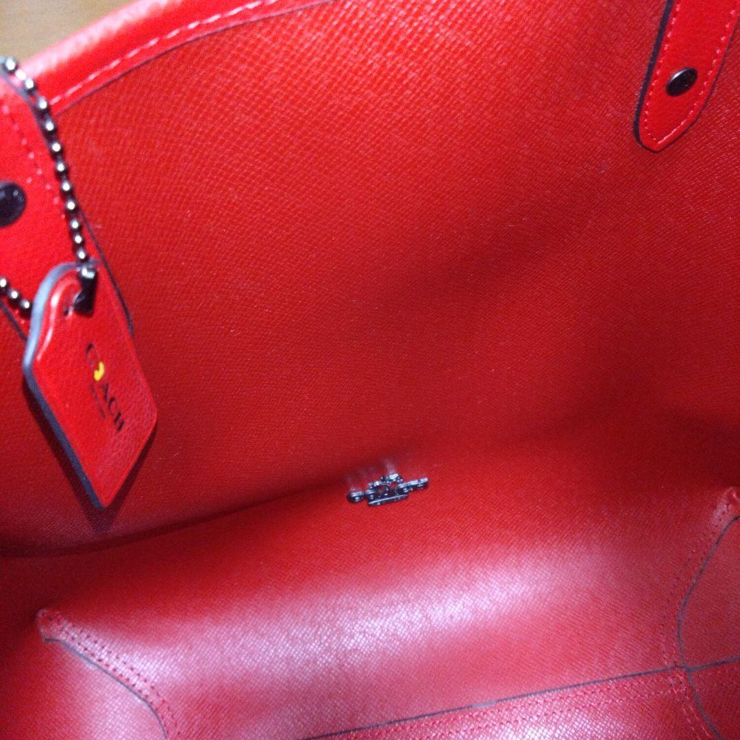 T様 極美品 入手困難 COACH パックマン コラボ リバーシブル バッグ