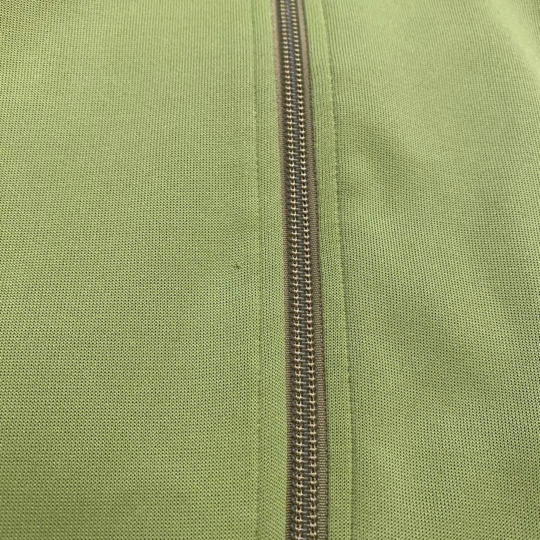 限定価格❗️アディダス 旧ロゴ トラックジャケット ジャージ グリーン L 万国旗