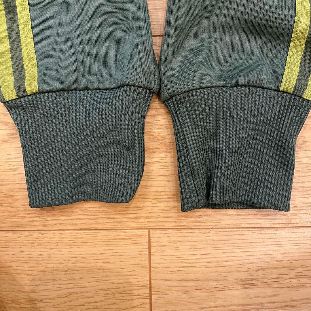 限定価格❗️アディダス 旧ロゴ トラックジャケット ジャージ グリーン L 万国旗