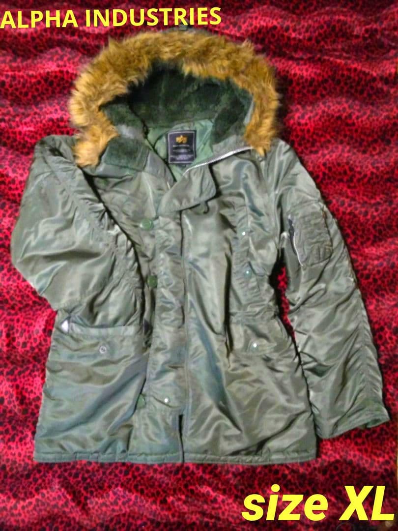 Y2K ALPHA N-3B フライトジャケット XL カーキ