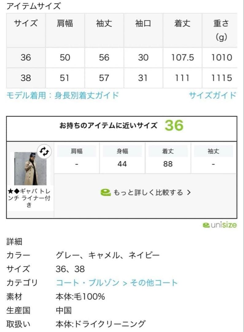 plage 160Sショールカラーラベルテッドコート ネイビー　36