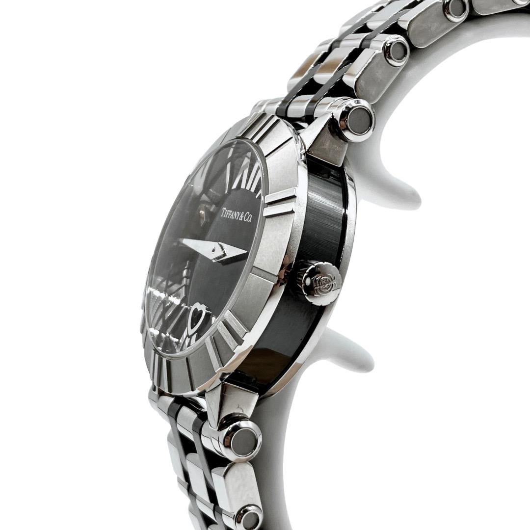 【点検済】ティファニー　アトラス　SS×セラミック　レディース　クオーツ