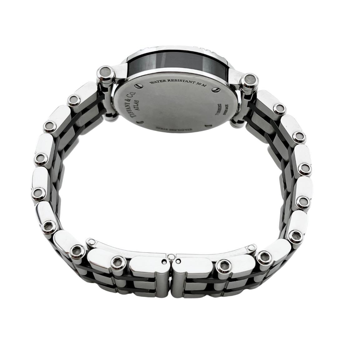 【点検済】ティファニー　アトラス　SS×セラミック　レディース　クオーツ