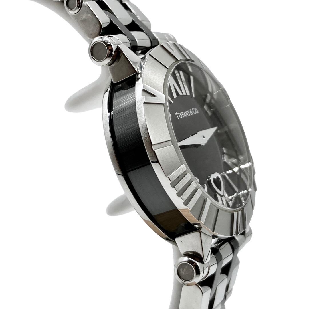 【点検済】ティファニー　アトラス　SS×セラミック　レディース　クオーツ