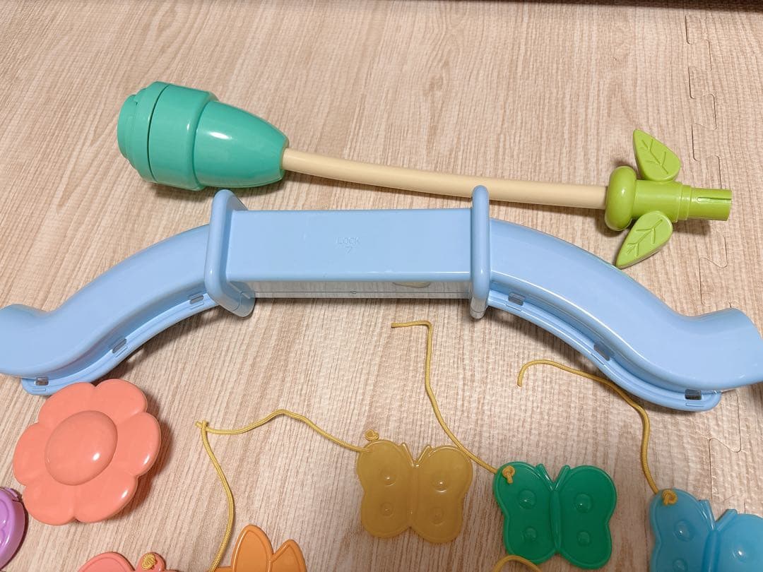 【美品】プーメリー くまのプーさん 6WAYジム おもちゃ付き