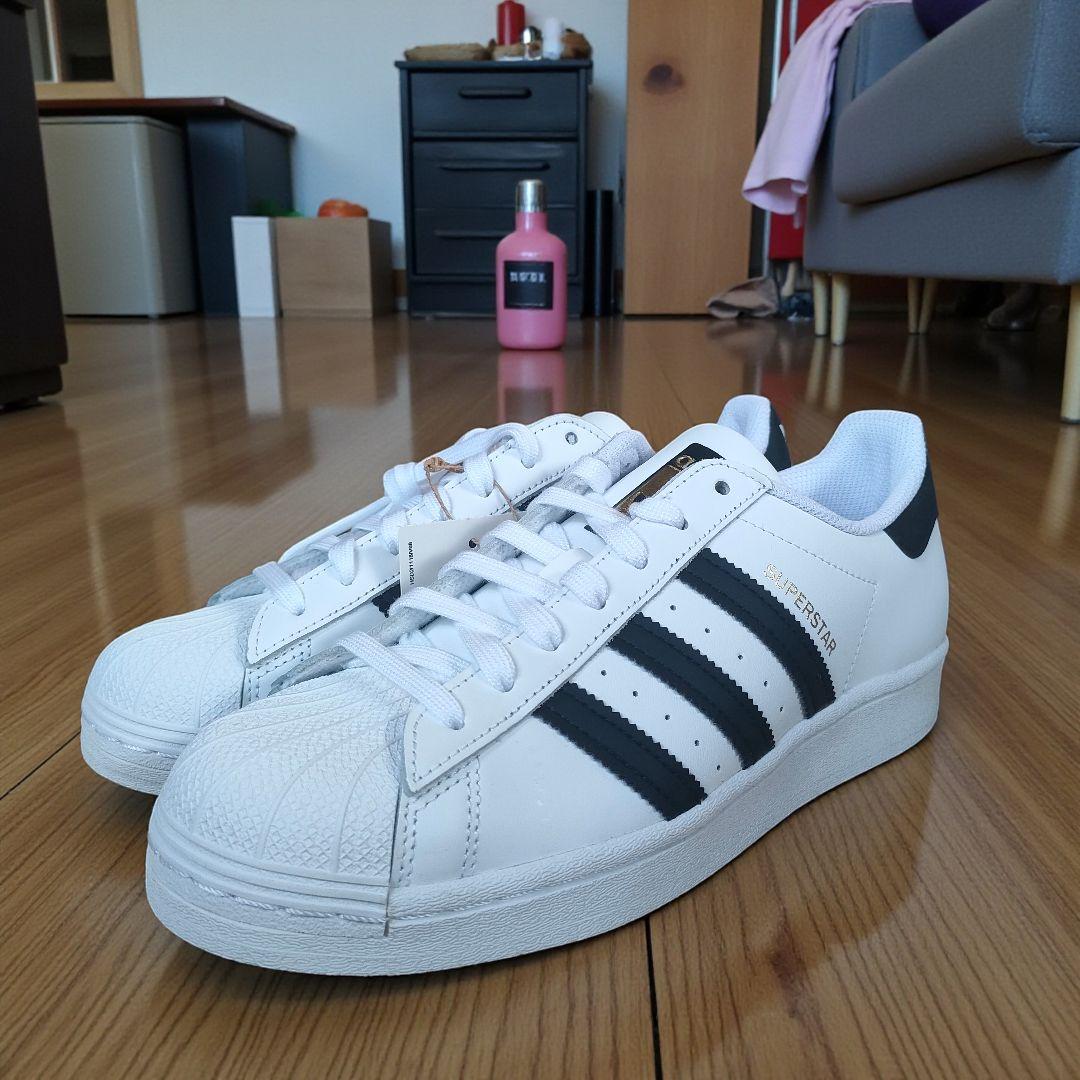 【新品】完売！人気商品 金べろスーパースター ホワイト×ブラック 25cm