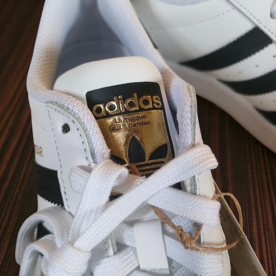 【新品】完売！人気商品 金べろスーパースター ホワイト×ブラック 25cm