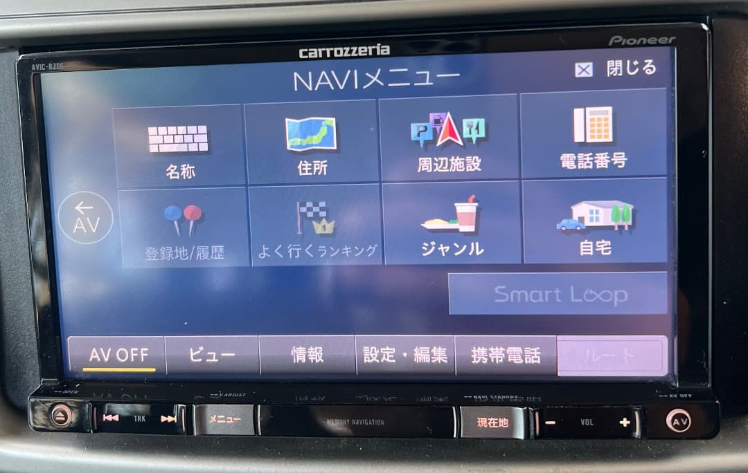 carrozzeria AVIC-RZ06 カーナビゲーション　2014
