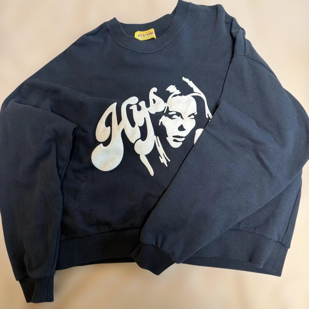 【 HYSTERIC GLAMOUR 】ᖴᖇᗴᗴ ՏIᘔᗴトレーナー黒