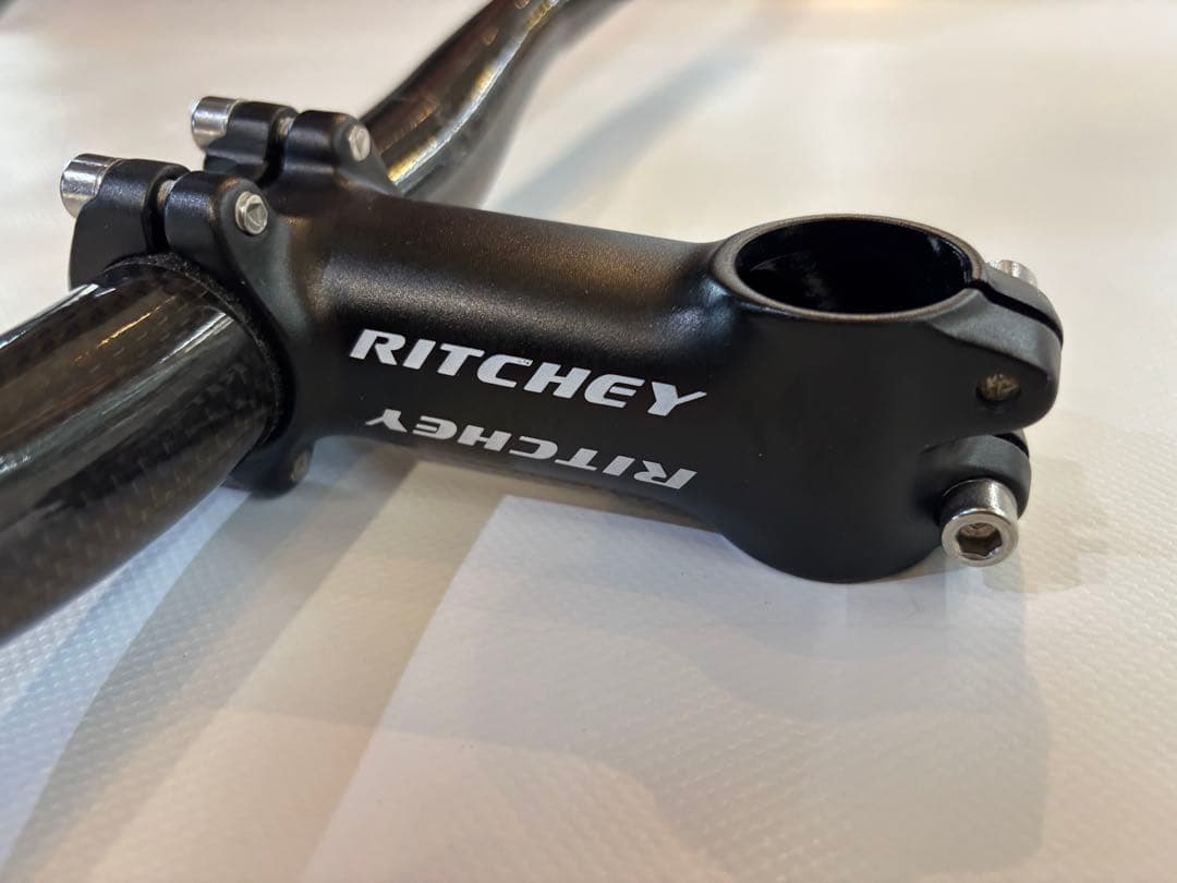 ☆RITCHEY WCS カーボンハンドルバー&アルミステム　セット