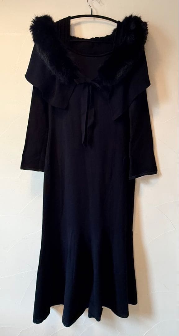 ワンピース herlipto Ritz Faux Fur Mermaid Dress