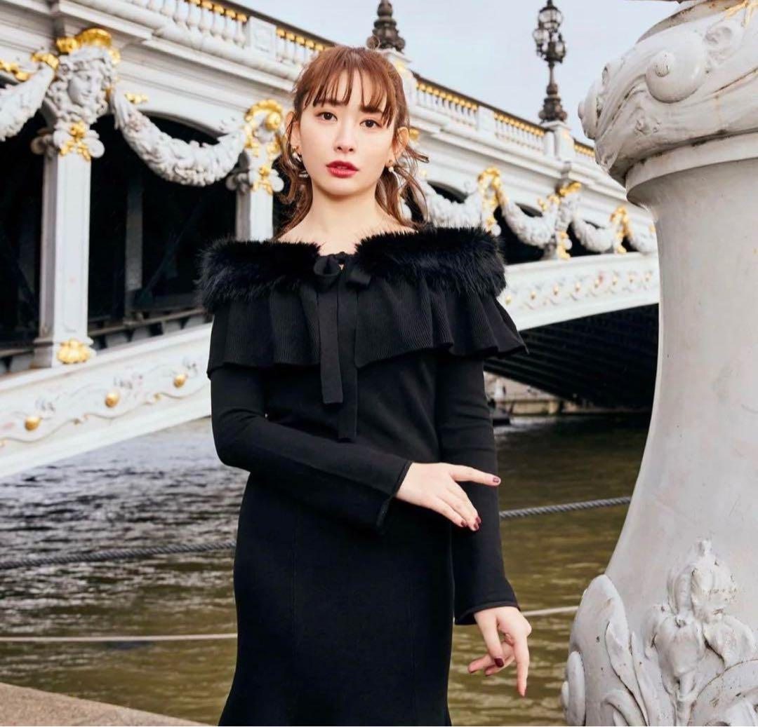 ワンピース herlipto Ritz Faux Fur Mermaid Dress