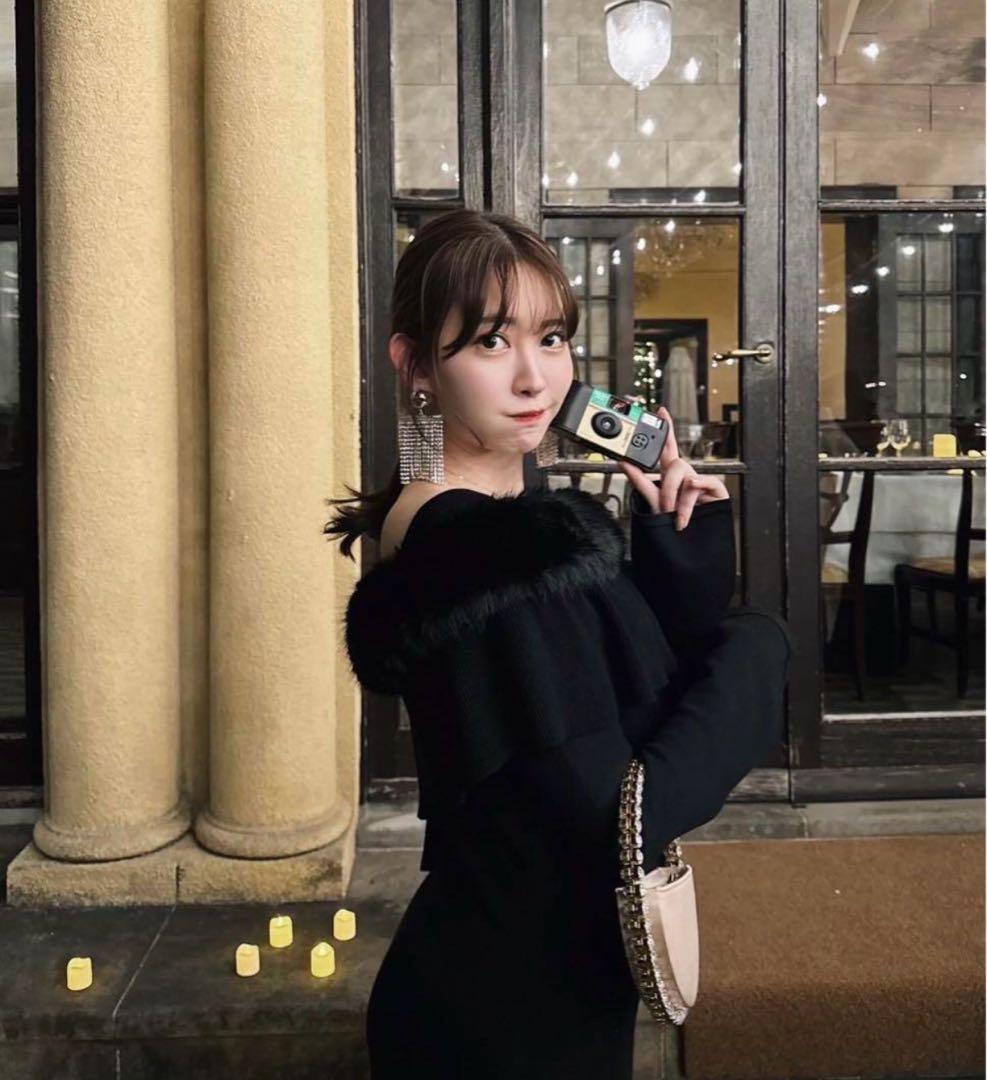 ワンピース herlipto Ritz Faux Fur Mermaid Dress