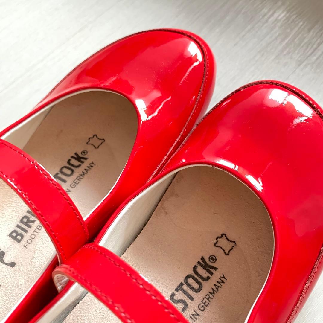 BIRKENSTOCKリズモア エナメル パンプス