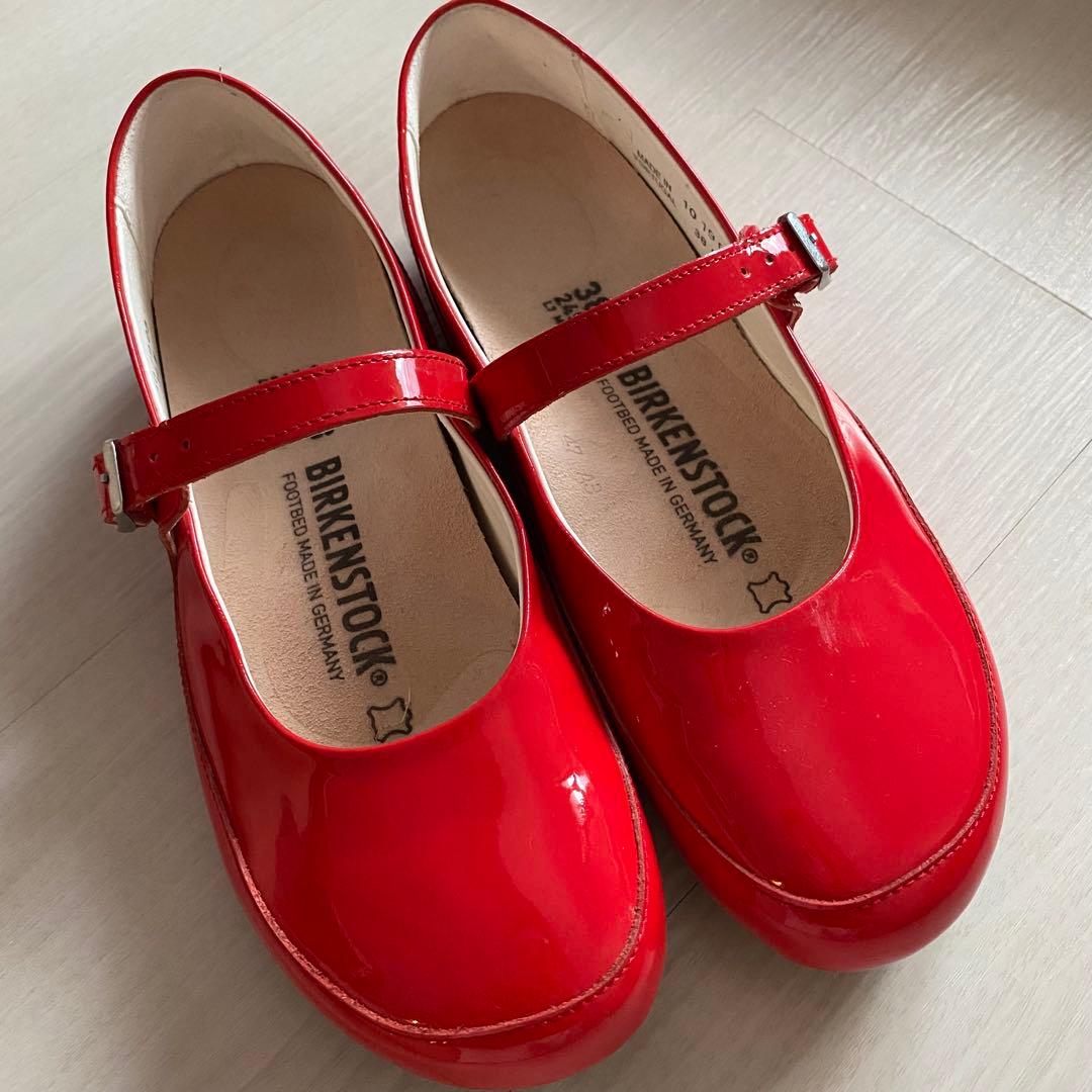 BIRKENSTOCKリズモア エナメル パンプス