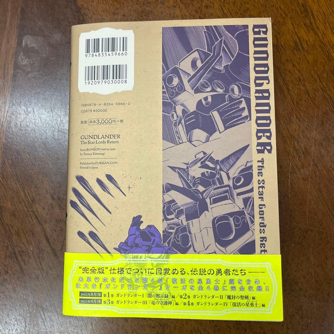 新品　初版本　漫画　ガンドランダー 全巻セット　全巻コンプリート　ナイトガンダム