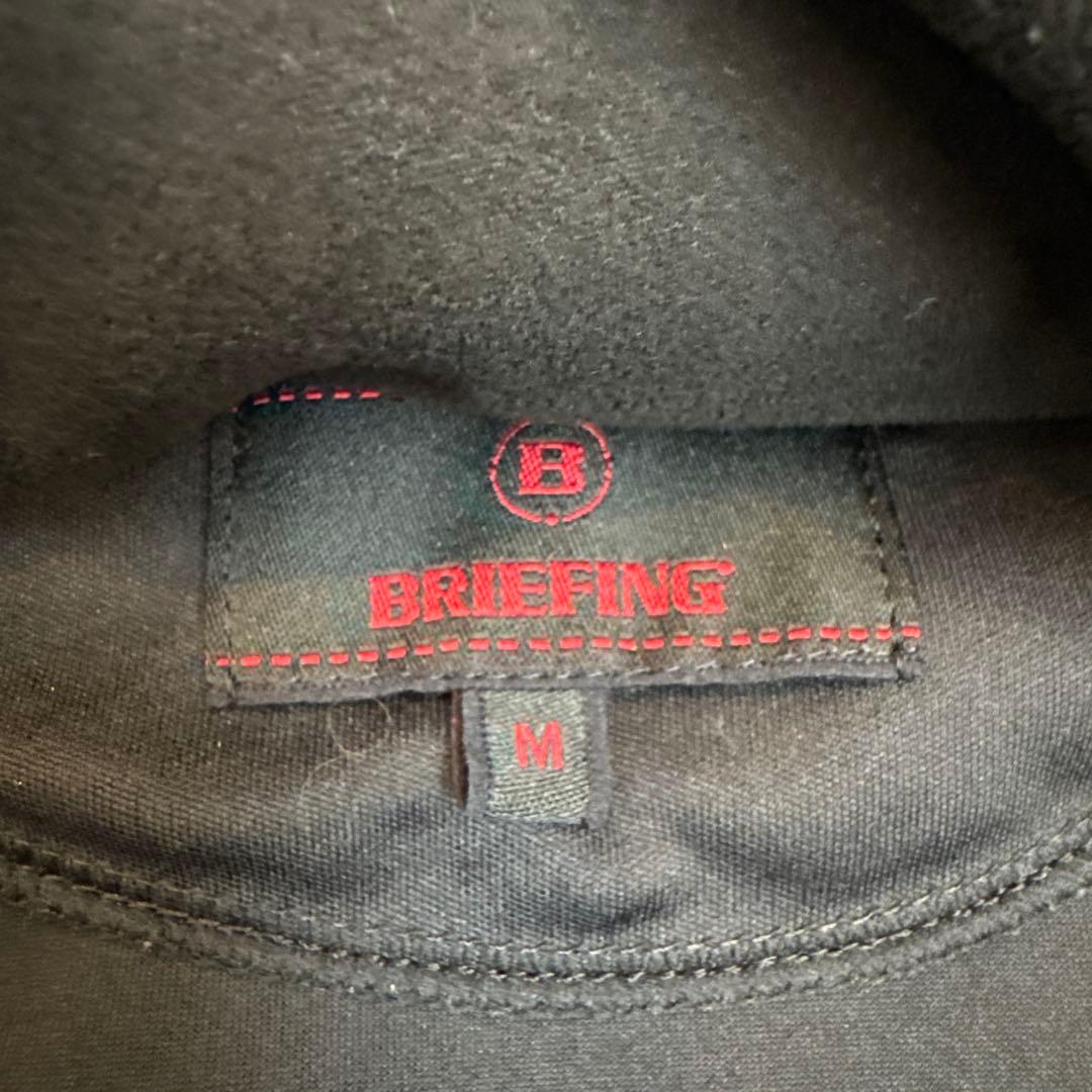 BRIEFING パーカー　ブラックM