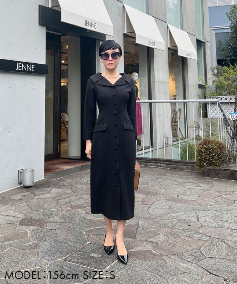 JENNE オードリーストレートワンピースS