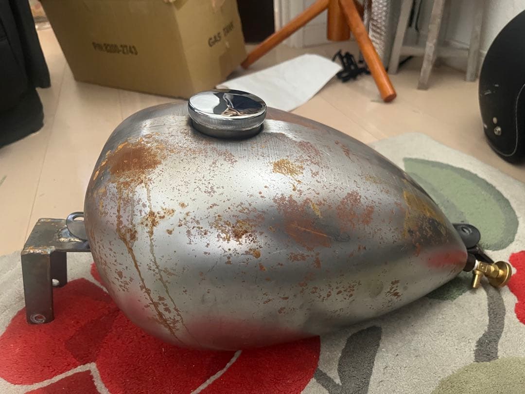 金属製燃料タンク ピーナッツタンク ST250 エストレア250 タンク内錆なし