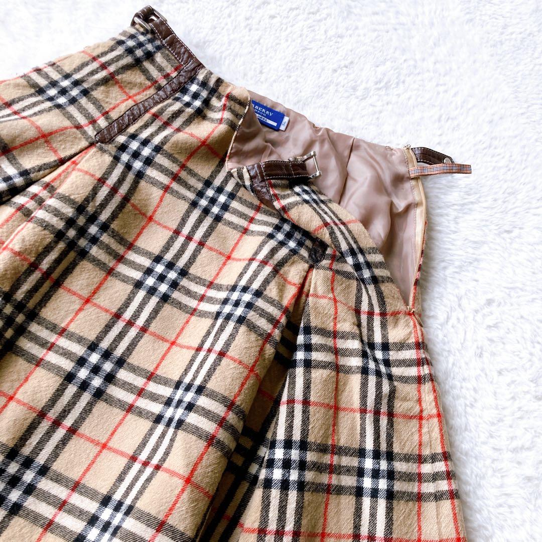 BURBERRY バーバリー プリーツ ミニ丈スカート ノバチェック柄 y2k