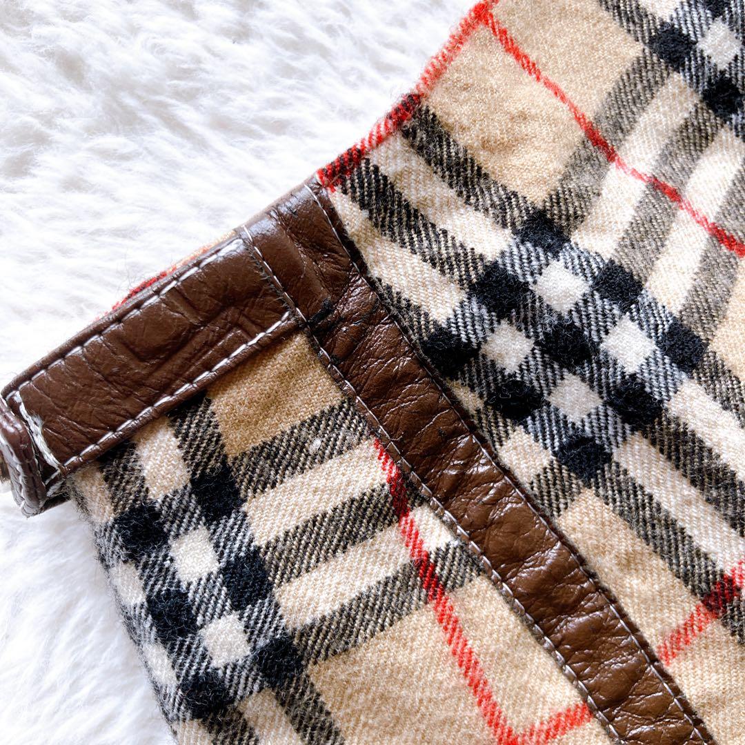BURBERRY バーバリー プリーツ ミニ丈スカート ノバチェック柄 y2k