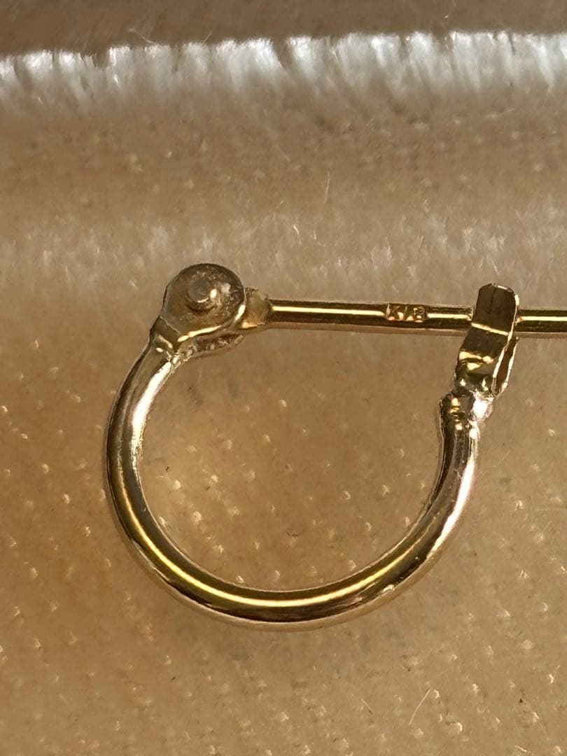 18Kフープピアス