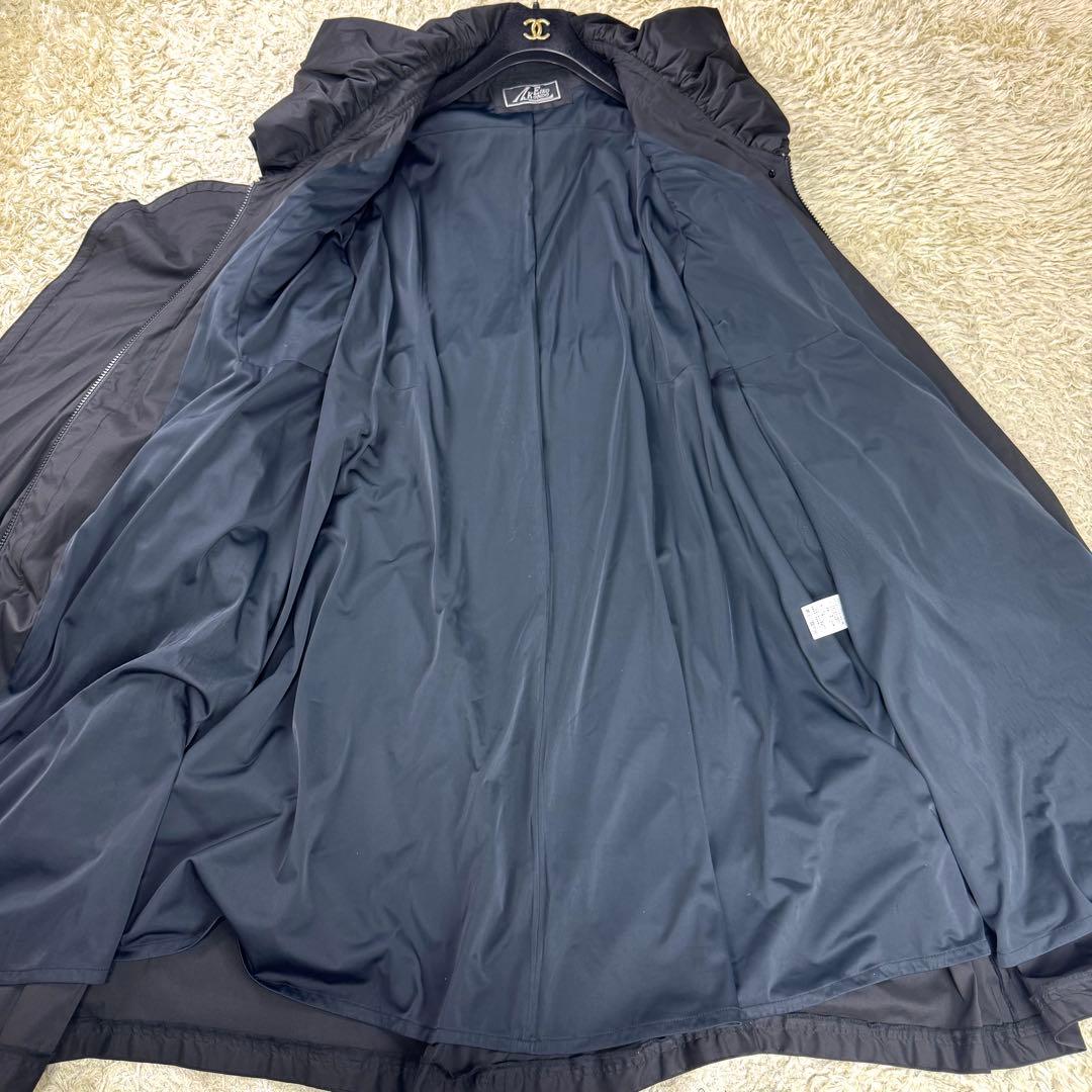 エイココンドウ デザインコート ロング丈 ベルト Aライン ショールカラー