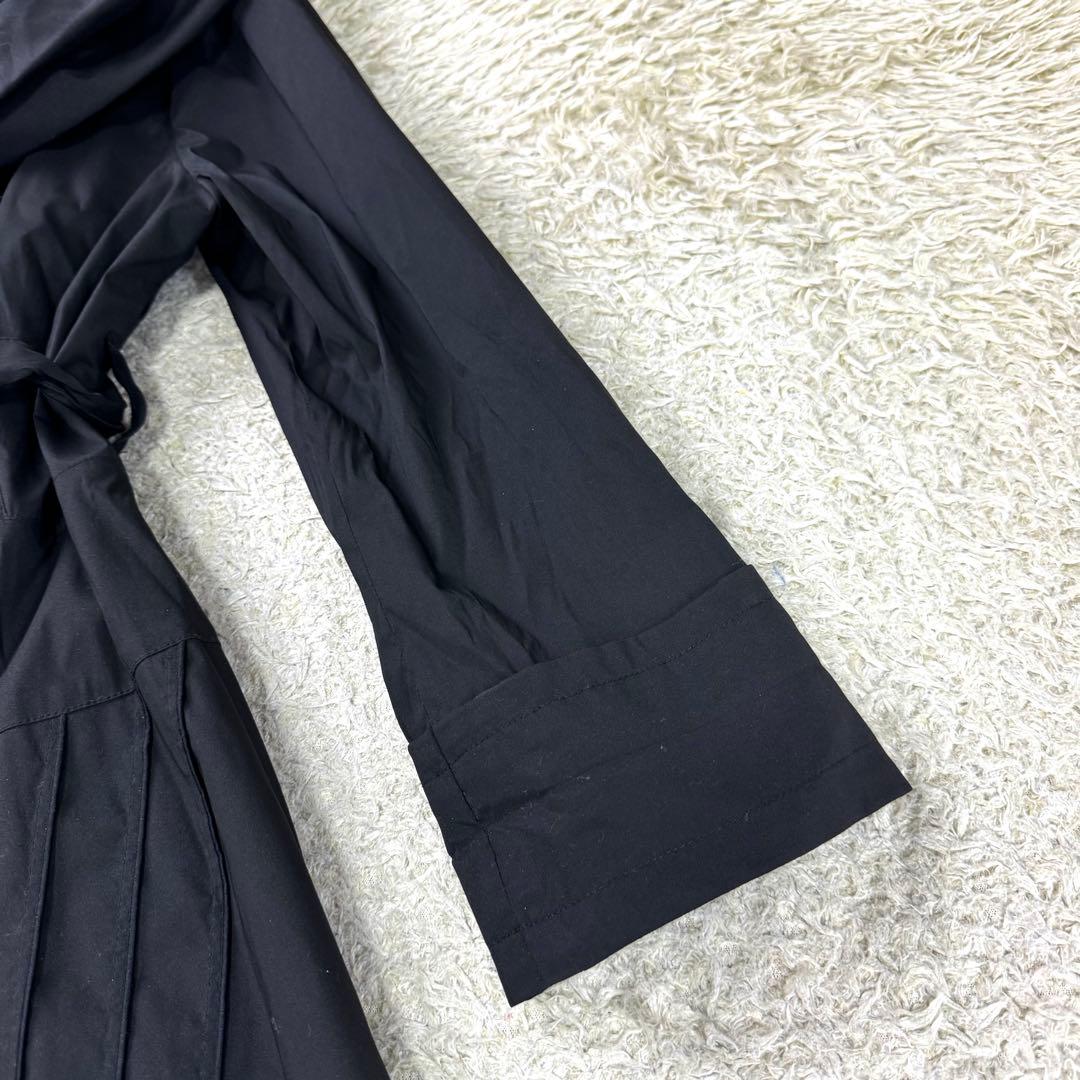 エイココンドウ デザインコート ロング丈 ベルト Aライン ショールカラー