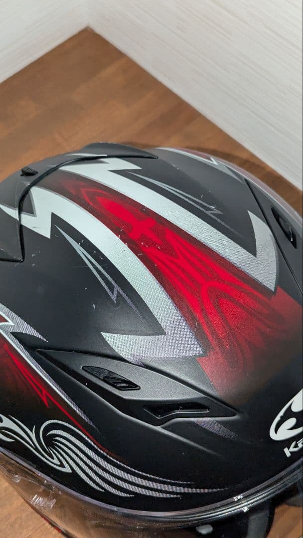 Kabuto フルフェイスヘルメット ブラックレッド