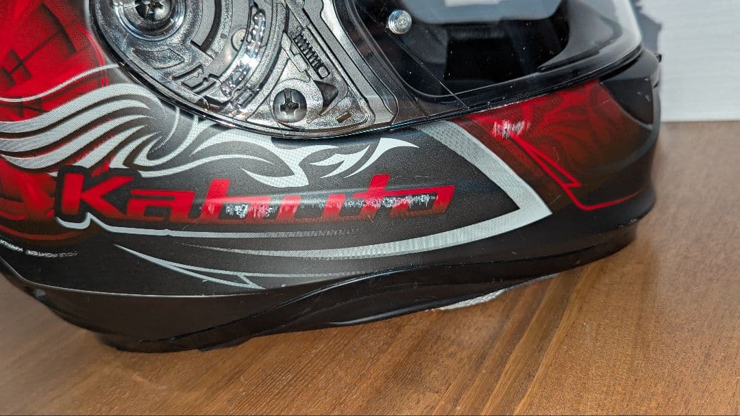 Kabuto フルフェイスヘルメット ブラックレッド