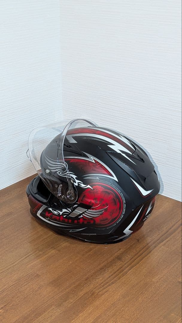 Kabuto フルフェイスヘルメット ブラックレッド