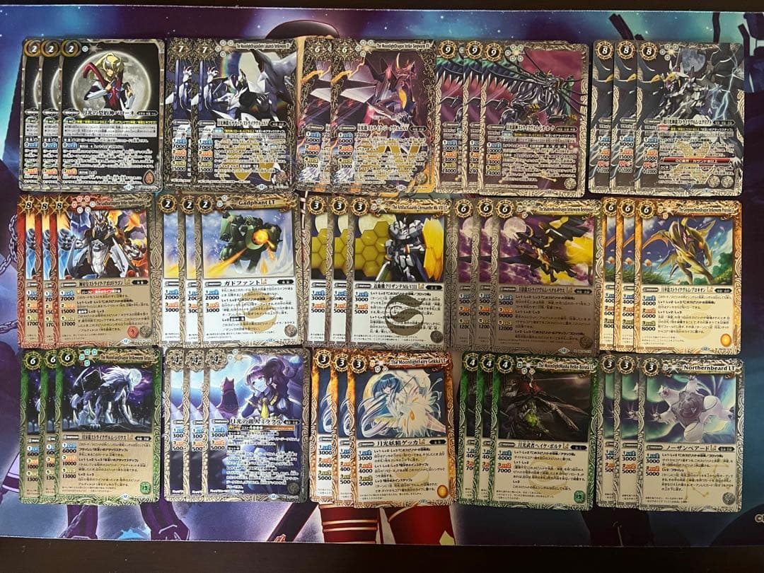 バトスピ　白神星　月光の契約神 バローネ　デッキパーツ（79枚）バトルスピリッツ