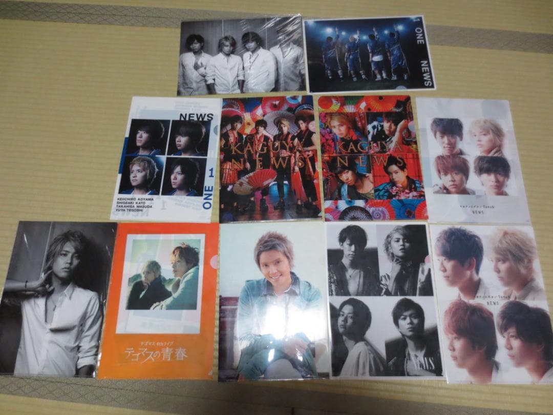 ＮＥＷＳ・テゴマス　ＤＶＤ・ＣＤ計３７点＋クリアファイル１１点　セット